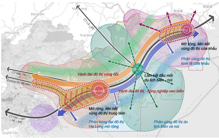 Ba tuyến giao thông trọng yếu xuyên qua Phân vùng đại đô thị Hạ long mở rộng tạo động lực phát triển cho thành phố Hạ Long.