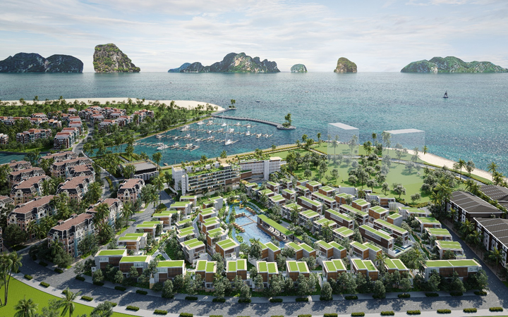 Dự án Sailing Club Signature Resort Halong Bay tọa lạc kế cận bến du thuyền Halong Marina.
