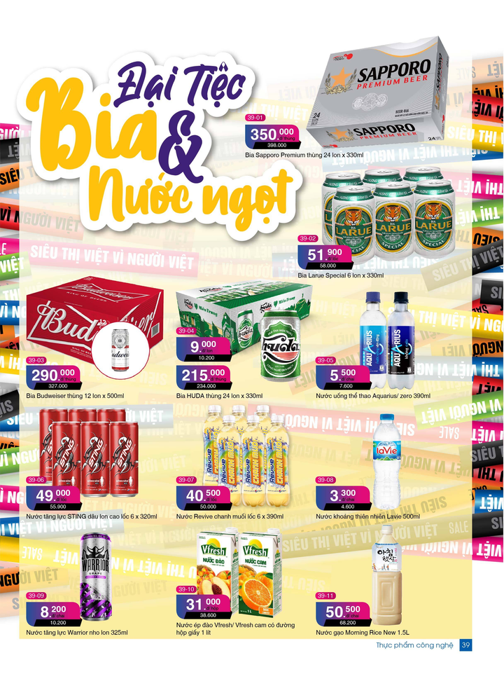 Co.opmart và Co.opXtra giảm giá sâu các loại nước giải khát chỉ còn 9.000 đồng - 1