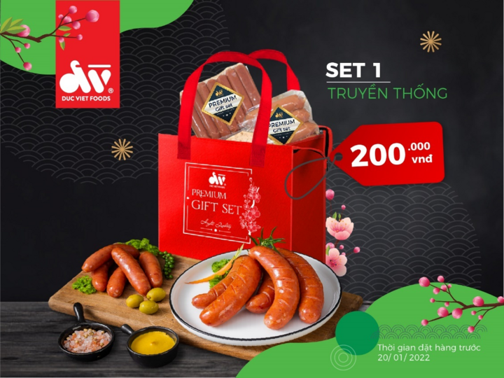 Mách bạn Set quà Tết Đức Việt - Lựa chọn hợp lý năm COVID - 2