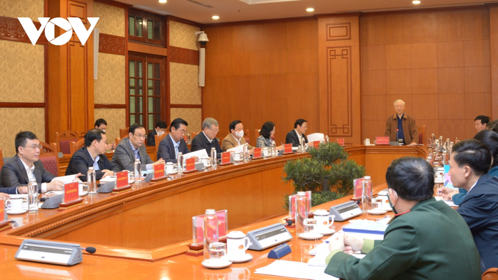 Tổng Bí thư chủ trì cuộc họp BCĐ T.Ư về phòng, chống tham nhũng, tiêu cực - 4