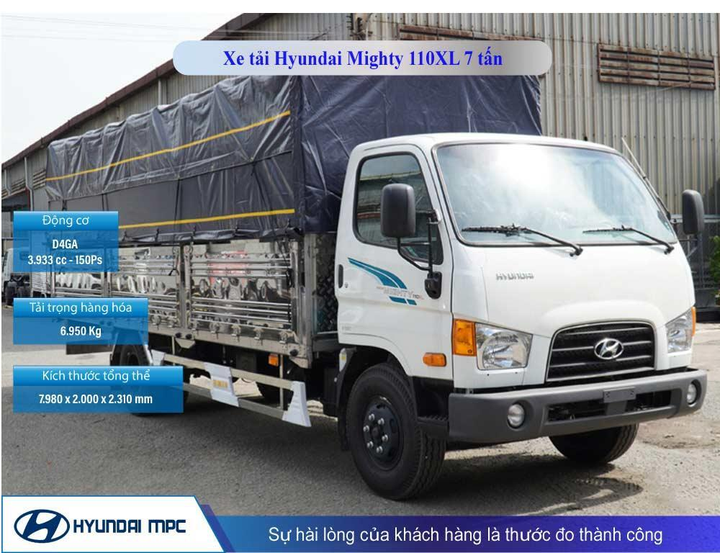 Hyundai MPC ra mắt xe tải Hyundai Mighty 110XL với thùng dài 6.3m - 1