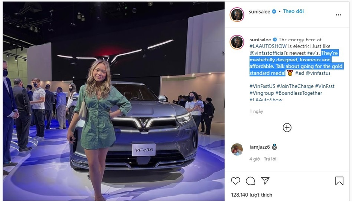 Dàn sao đình đám khen không ngớt bộ đôi VF e35, VF e36 của VinFast - 4