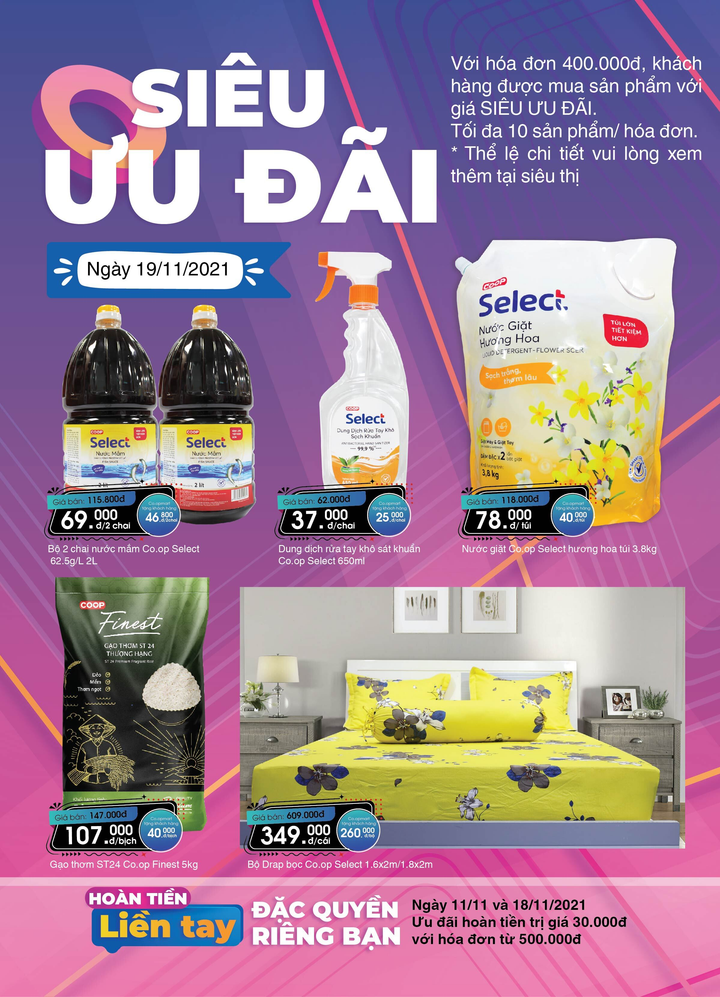 Co.opmart và Co.opXtra rầm rộ giảm giá hóa mỹ phẩm và may mặc mừng 20/11 - 1