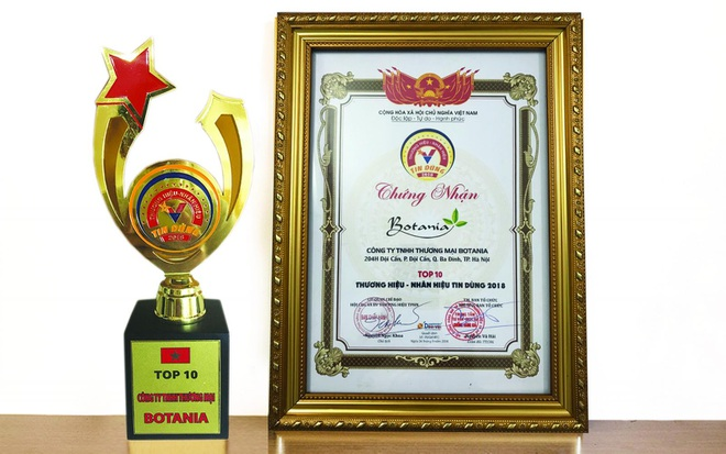 Công ty Botania nhận giải thưởng Top 10 Thương hiệu được tin dùng nhất Việt Nam - 5