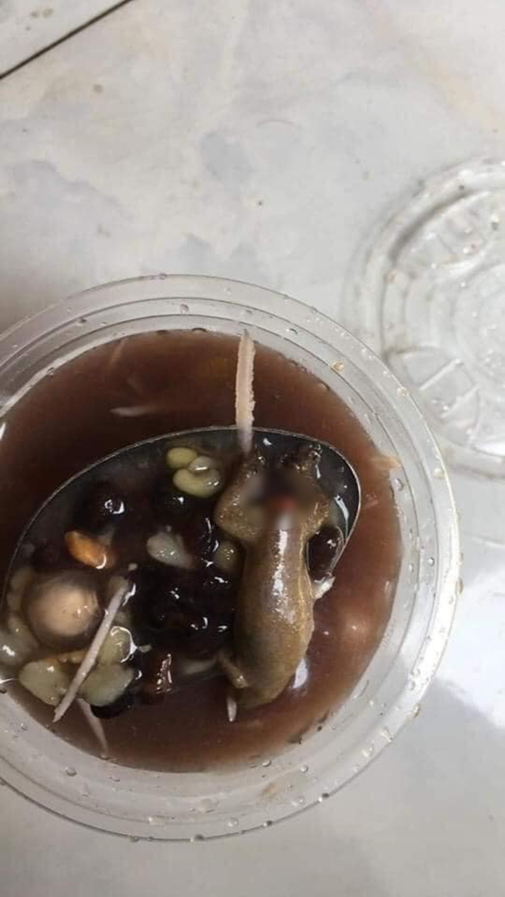 ‘Sự cố’ hãi hùng khi đang ăn chè của cô gái khiến dân mạng ‘khóc thét’ - 3