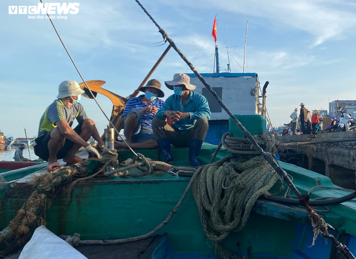 Ảnh: Nhộn nhịp thuyền về đầy ắp tôm cá ở 'làng chài giàu nhất nước' - 9