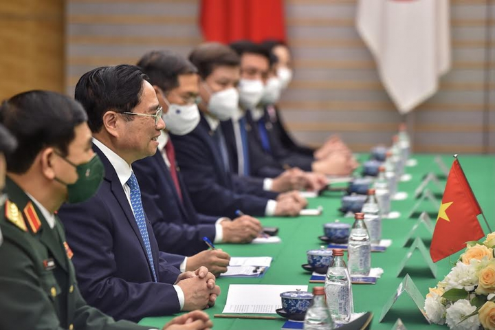 Lễ đón trọng thể Thủ tướng Phạm Minh Chính thăm chính thức Nhật Bản - 6