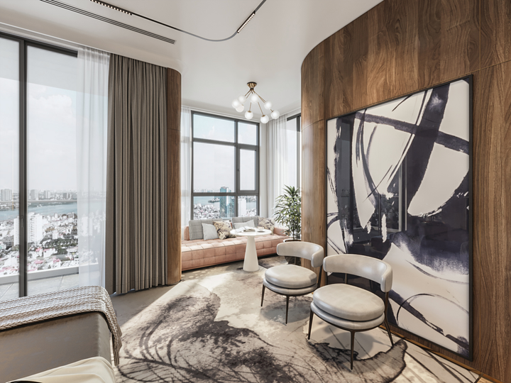 Không gian sống 'đỉnh cao' tại penthouse view sông Sài Gòn - 3