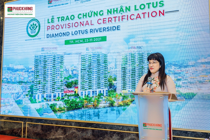 Diamond Lotus Riverside được trao chứng nhận Lotus Provisional Certification - 1