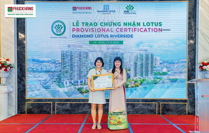 Diamond Lotus Riverside được trao chứng nhận Lotus Provisional Certification - 3