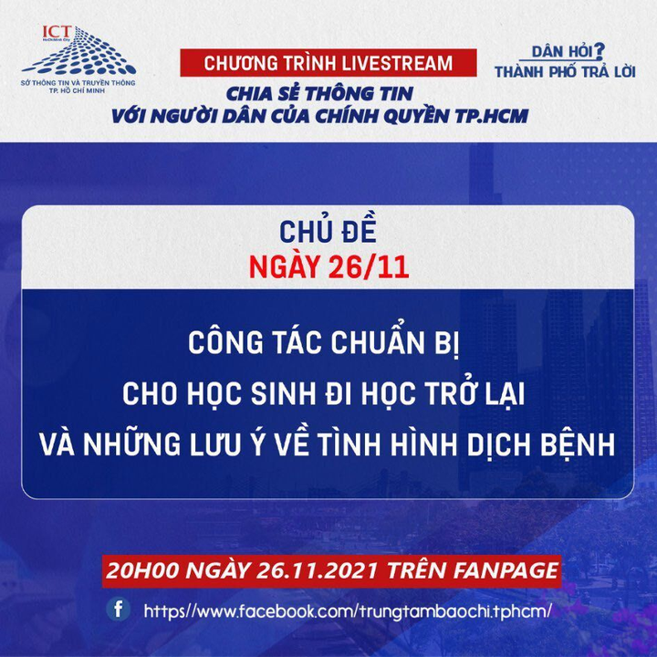 Tối nay, Sở GD&ĐT TP.HCM thông tin công tác chuẩn bị cho học sinh đi học lại - 1