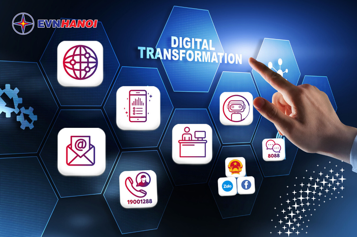 EVNHANOI đẩy mạnh chuyển đổi số, giúp khách hàng dễ tiếp cận các dịch vụ điện - 1