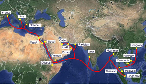 Cáp biển AAE-1 khôi phục hoàn toàn, 2 tuyến AAG và APG vẫn gián đoạn dịch vụ - 1