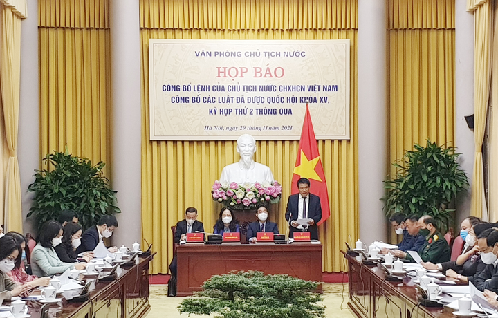 Công bố Lệnh của Chủ tịch nước về hai luật vừa được Quốc hội thông qua - 1