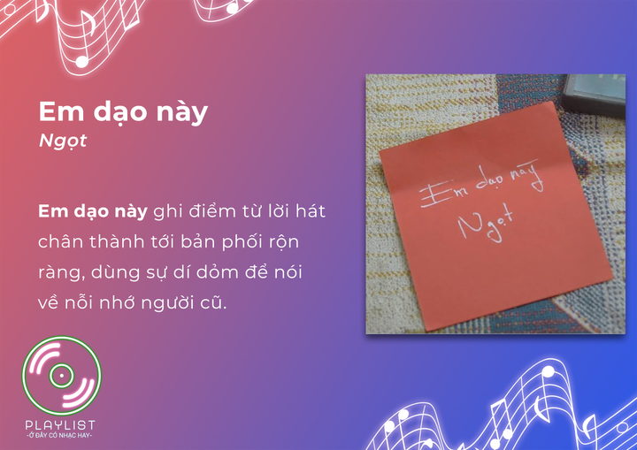 'Mùa đông là quá lạnh để có thể chia tay', nhưng nếu lỡ thất tình thì nghe gì? - 3
