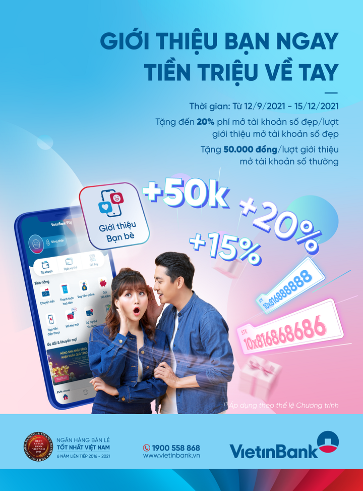 Kiếm tiền triệu khi giới thiệu mở tài khoản tại VietinBank - 1