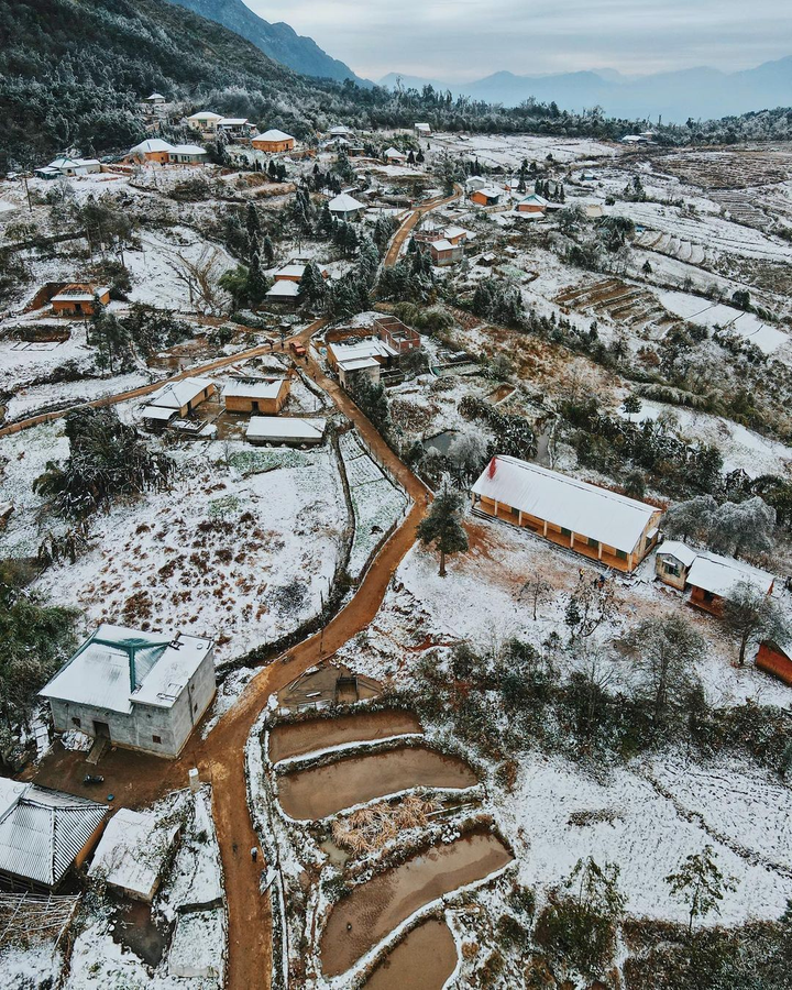 Không phải Sapa, ở Việt Nam còn có một bản làng săn tuyết đẹp như phim Hàn - 4