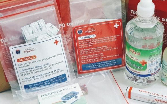 Hà Nội phân bổ 6.000 túi thuốc điều trị F0 tại nhà thế nào? - 1