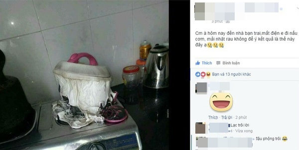 Cúp điện, cô gái xoay xở nấu cơm và cái kết gây ‘ngỡ ngàng, ngơ ngác, bật ngửa’ - 1