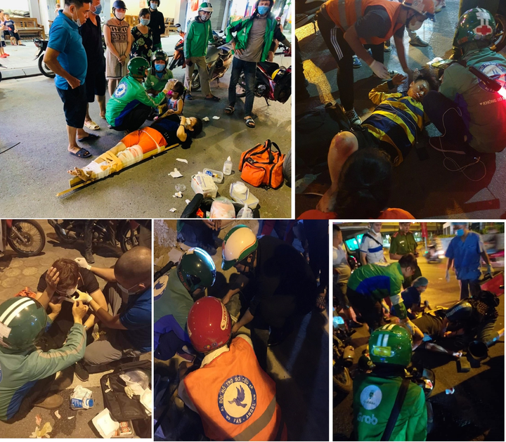 Đêm trắng của đội 'FAS Angel' hỗ trợ sơ cứu người gặp nạn trên phố Hà Nội - 4