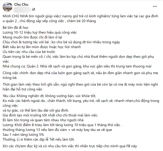 Nghề làm 'vú em' nhà đại gia Việt: Lương 'khủng', tiêu chuẩn cao đến 'khét lẹt' - 7