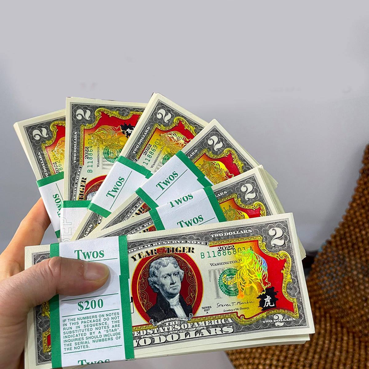 Lì xì, tiền in hình hổ bung hàng đón Tết Nhâm Dần 2022 - 4