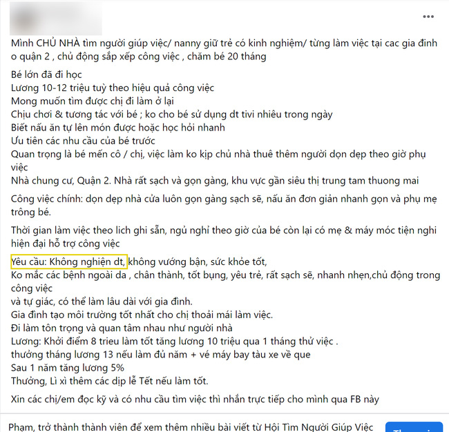 Nghề làm 'vú em' nhà đại gia Việt: Lương 'khủng', tiêu chuẩn cao đến 'khét lẹt' - 10