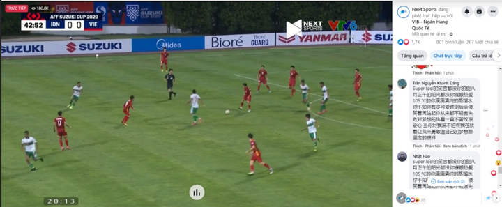 2,8 triệu lượt theo dõi trận Việt Nam vs Indonesia tại AFF Cup trên Youtube - 3
