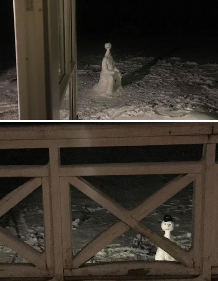 Khi các thánh hài trổ tài nặn người tuyết, thành quả nhìn cười muốn 'nội thương' - 11