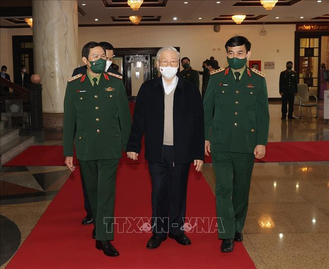 Tổng Bí thư chủ trì Hội nghị Quân ủy Trung ương lần thứ ba,nhiệm kỳ 2020-2025 - 2