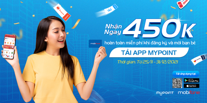 Thuê bao MobiFone nhận ngay 450.000 đồng khi đăng ký MyPoint - 1