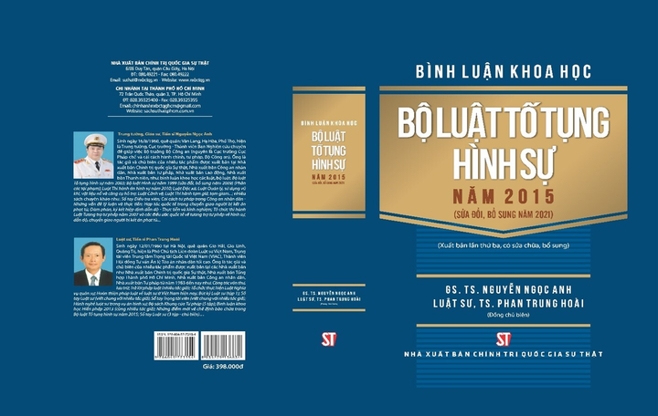 Giới thiệu sách mới: Bình luận khoa học Bộ luật Tố tụng Hình sự 2015 (sửa đổi) - 1