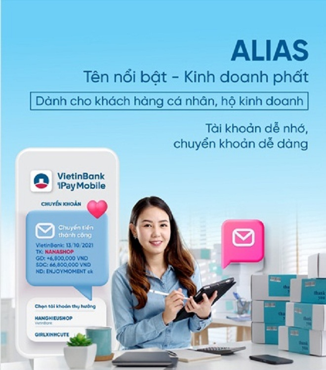 'Alias - biệt danh tài khoản' của VietinBank lọt Top 10 Tin dùng Việt Nam 2021 - 2