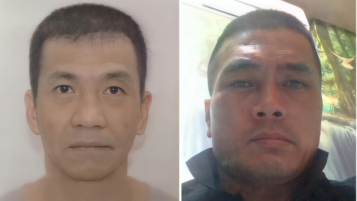 Truy tìm 2 gã đàn ông xông vào nhà chém người phụ nữ ở Hà Nội - 1