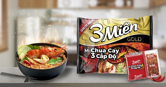 UNIBEN ra mắt Mì 3 Miền chua cay 3 cấp độ mới - chua cay chuẩn vị mỗi người - 1