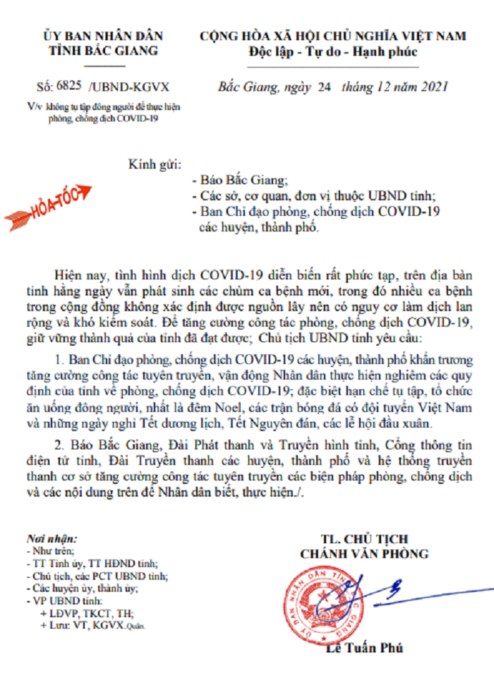 Nhiều tỉnh miền Bắc yêu cầu người dân hạn chế ra khỏi địa bàn dịp Tết - 2