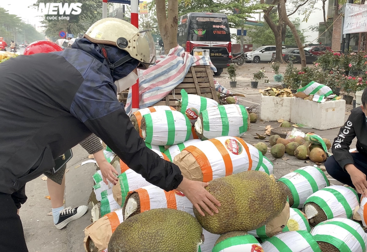 Mít bị tắc ở cửa khẩu quay về bán đổ đống tại Hà Nội, giá 10.000 đồng/kg - 7