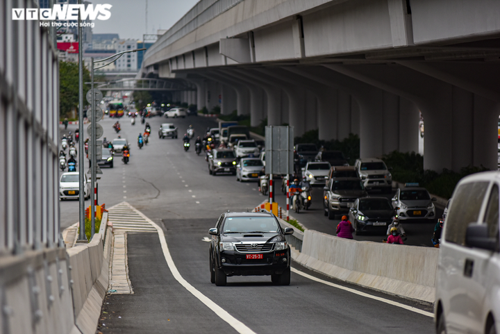 Ảnh: Hà Nội thông xe 6 nhánh đường lên xuống cầu cạn Mai Dịch - Nam Thăng Long - 2