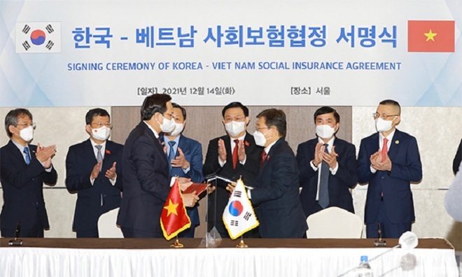 Việt Nam và Hàn Quốc ký kết Hiệp định song phương về BHXH - 1