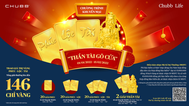 Chubb Life Việt Nam triển khai chương trình khuyến mại 'Thần Tài Gõ Cửa' - 1