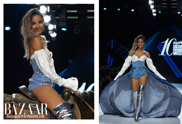 H'Hen Niê tỏa sáng trên sàn diễn thời trang, thần thái hay vóc dáng đều đỉnh cao - 5