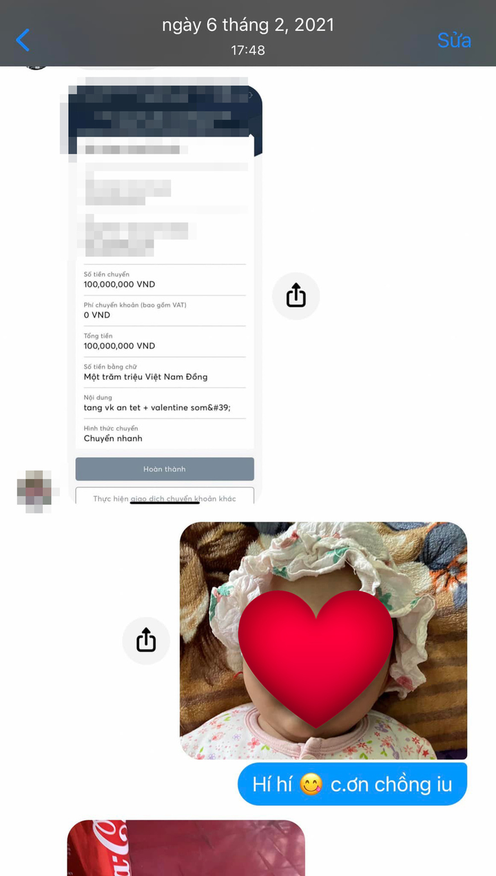 Thấy vợ xuống sắc, anh chồng chuyển 100 triệu tới tấp để bù đắp gây sốt MXH - 4