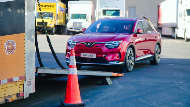 Những hình ảnh đầu tiên về gian hàng của VinFast tại CES 2022 - 5