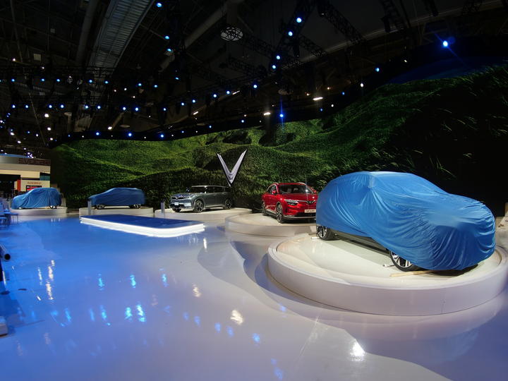 Những hình ảnh đầu tiên về gian hàng của VinFast tại CES 2022 - 10