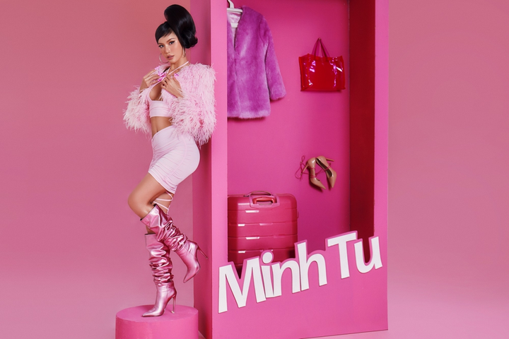 Minh Tú nóng bỏng trong tạo hình búp bê barbie - 4