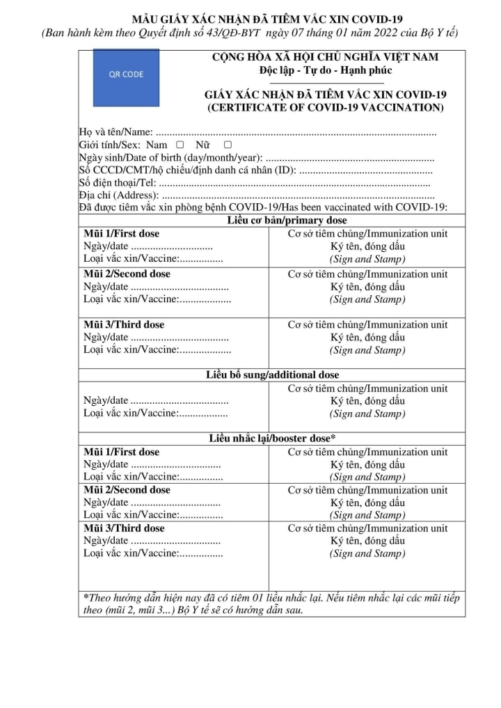 Tại sao giấy xác nhận tiêm chủng vaccine COVID-19 mới có đến 7 mũi tiêm? - 1