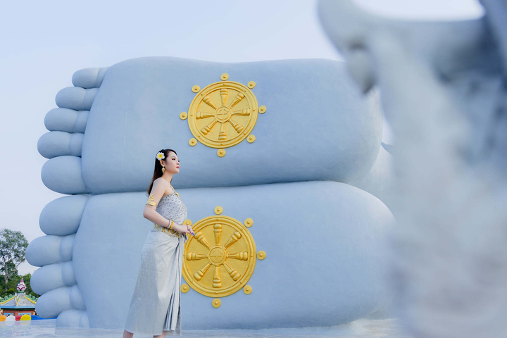 Lạc lối với khung cảnh nguy nga ở ngôi chùa có tượng Phật nằm lớn nhất Việt Nam - 10