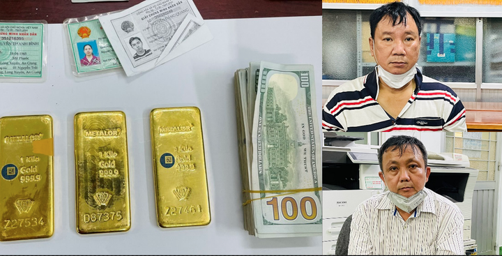 Công an khám xét một tiệm vàng ở An Giang do liên quan vụ buôn lậu - 1