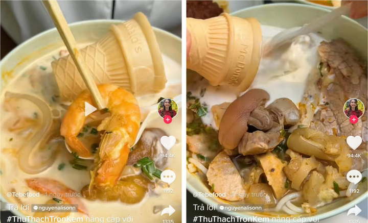 4 trào lưu ẩm thực gây hoang mang: Pizza bún đậu, bún - phở trộn kem ốc quế - 3